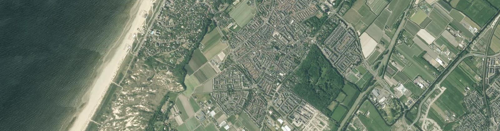 Luchtfoto van Buitengebied Noordwijk Zuid