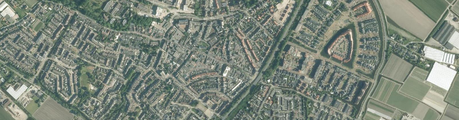 Luchtfoto van Noordwijkerhout Centrum