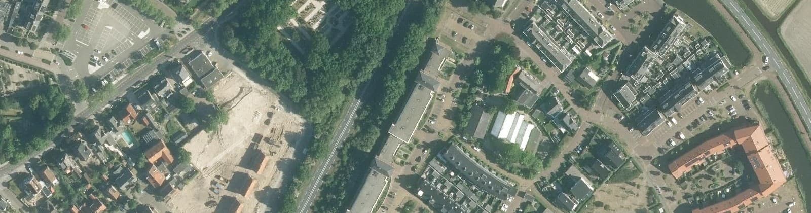 Luchtfoto van Mossenest Noord