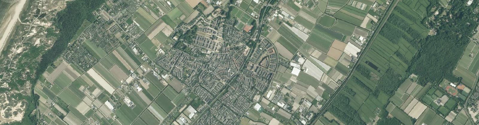 Luchtfoto van Buitengebied Noordwijkerhout