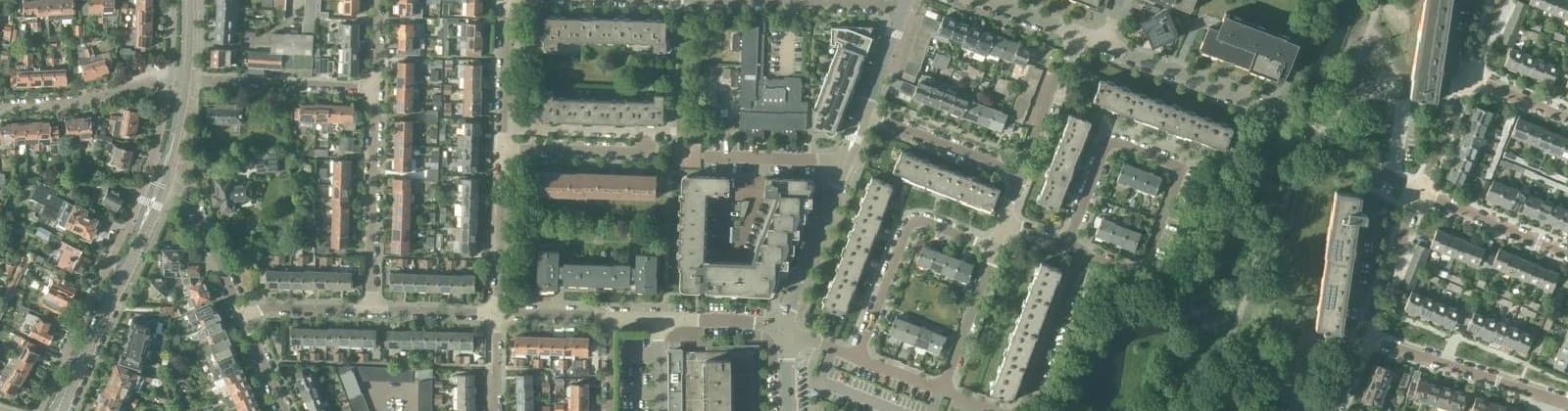 Luchtfoto van Bloemenbuurt