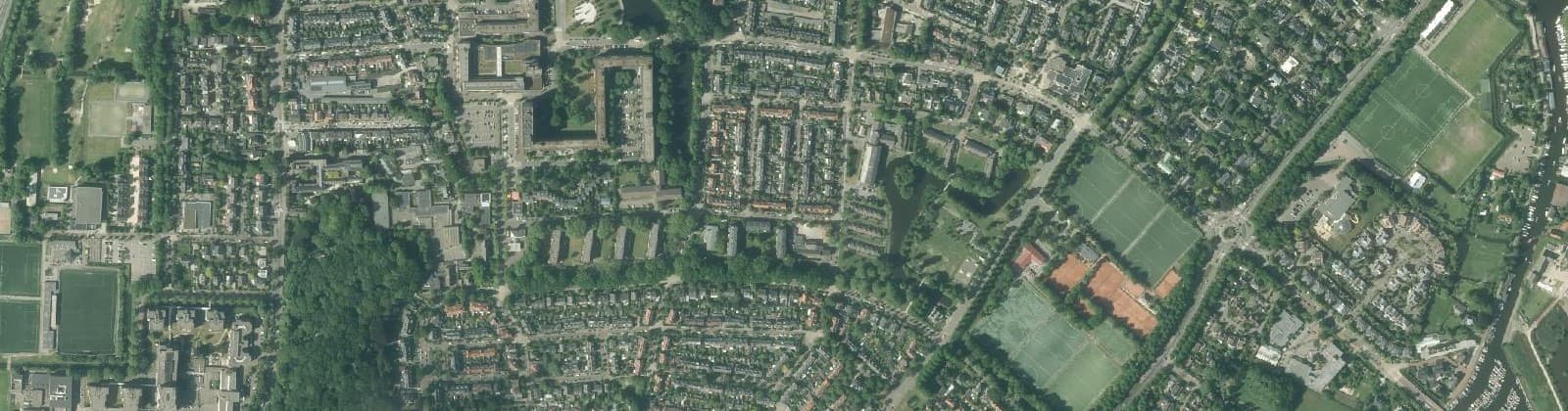 Luchtfoto van Zeeheldenbuurt