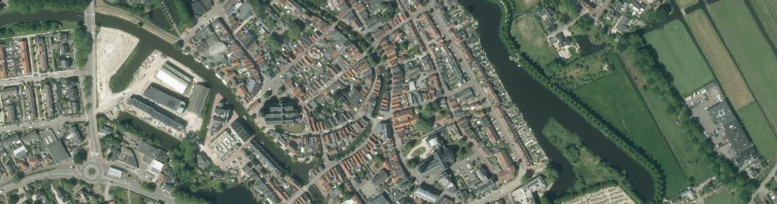 Luchtfoto van Kern Oudewater