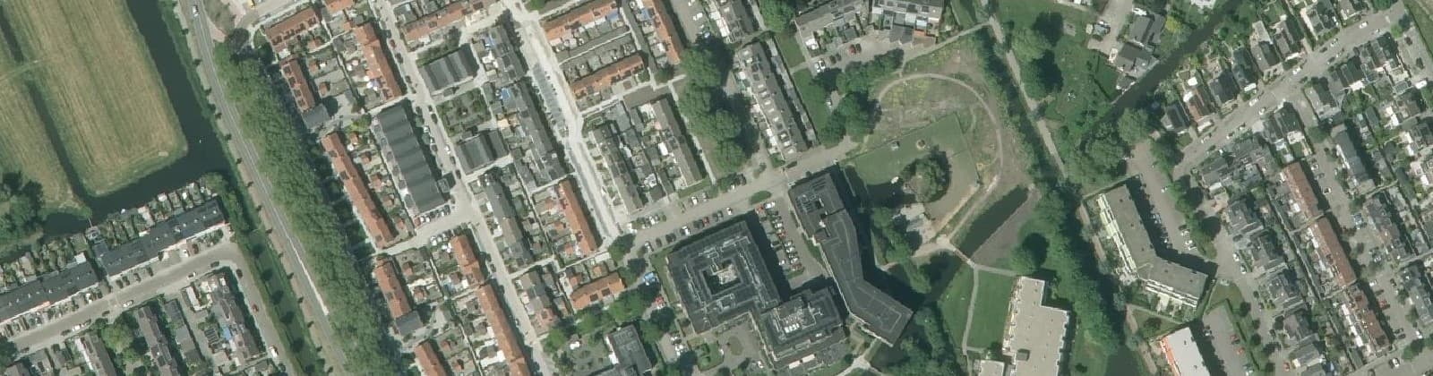 Luchtfoto van Brede dijk
