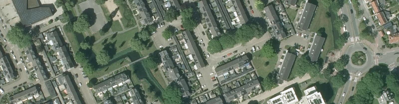 Luchtfoto van Klein Hekendorp