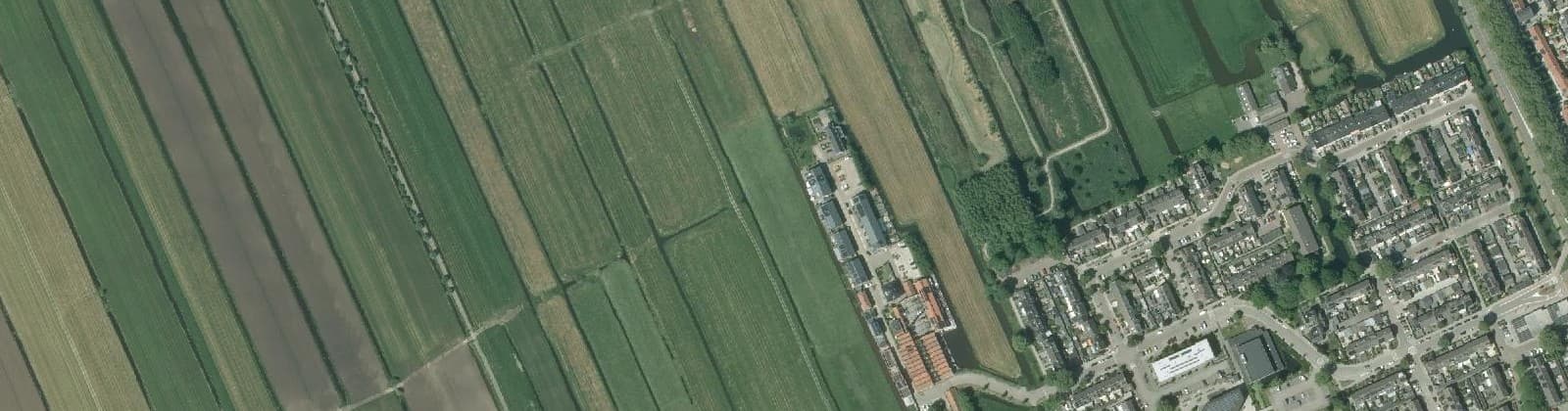 Luchtfoto van Klein Hekendorp buitengebied