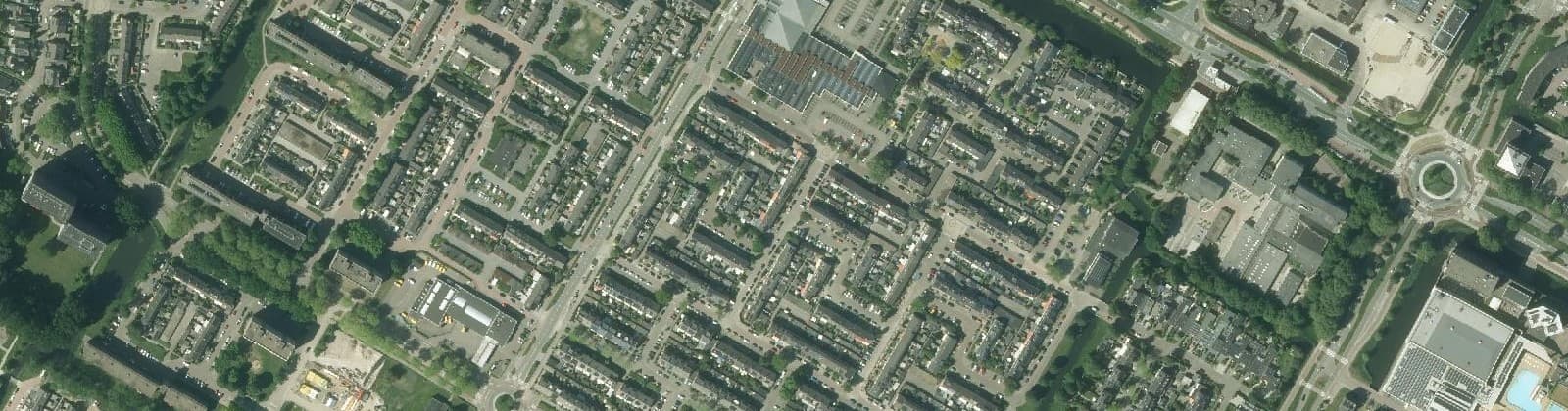 Luchtfoto van Schildersbuurt