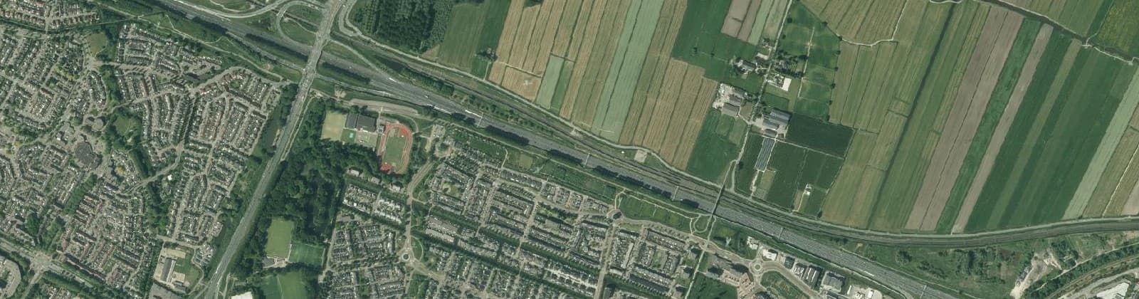 Luchtfoto van Buitengebied Vriesenpolder