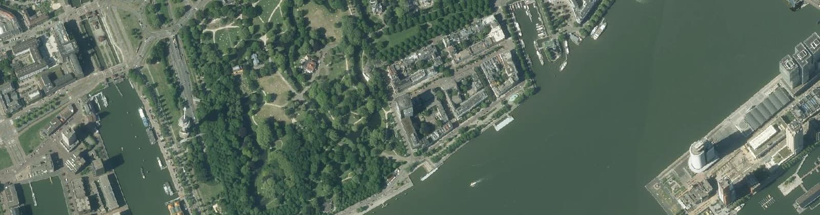 Luchtfoto van Nieuwe Werk