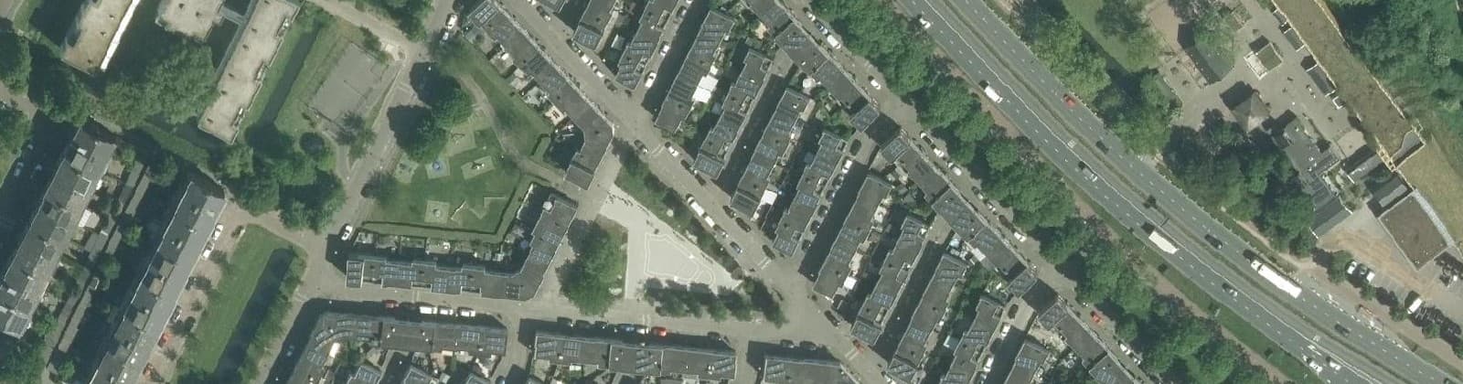 Luchtfoto van Witte Dorp