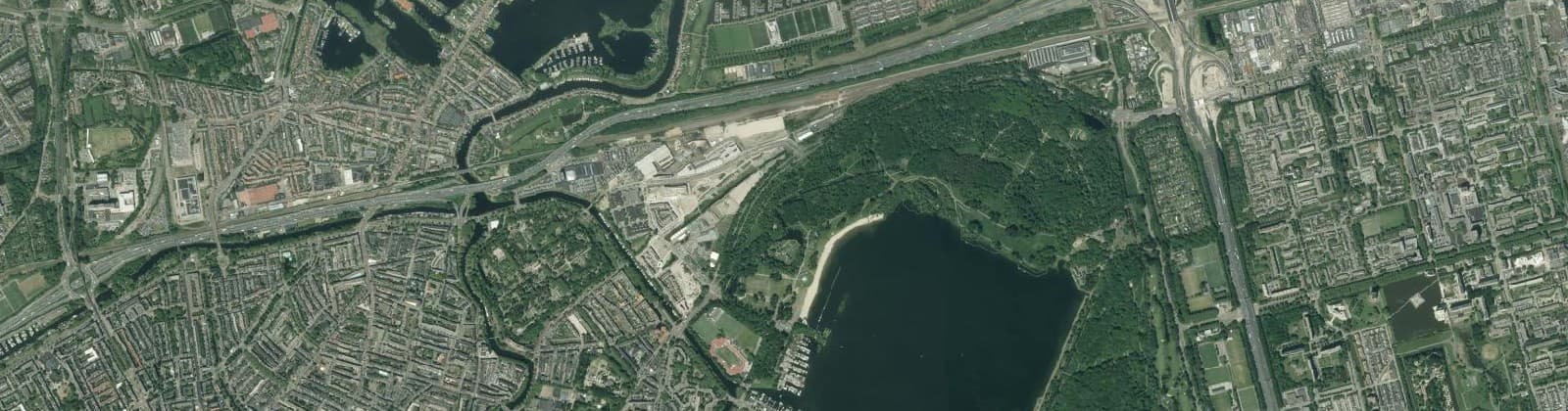 Luchtfoto van Nieuw Crooswijk