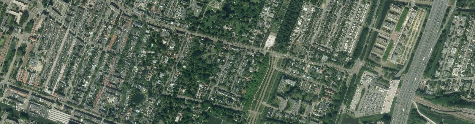 Luchtfoto van Kralingen Oost