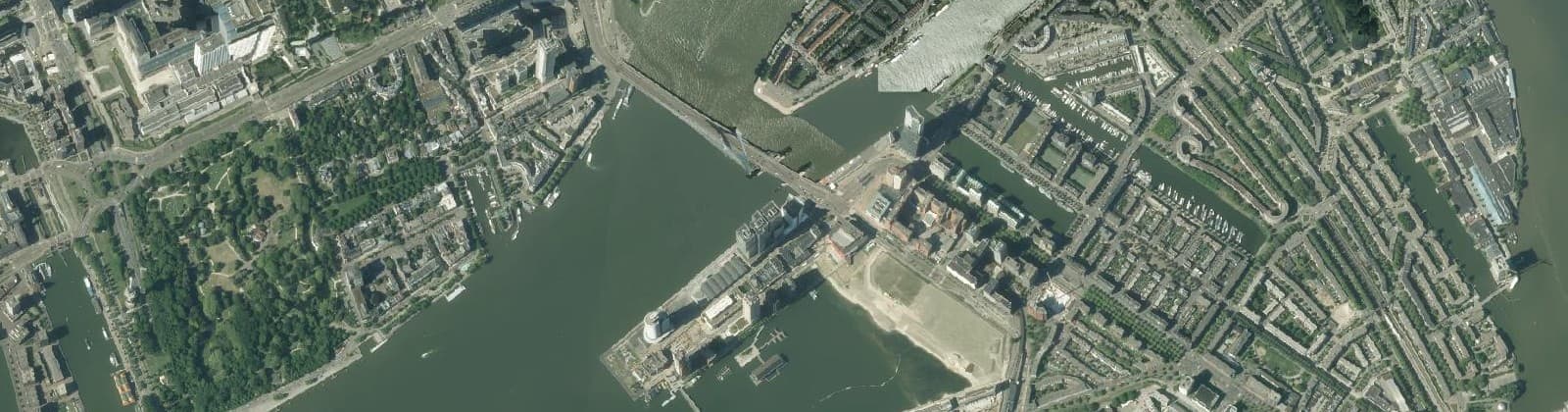 Luchtfoto van Kop van Zuid