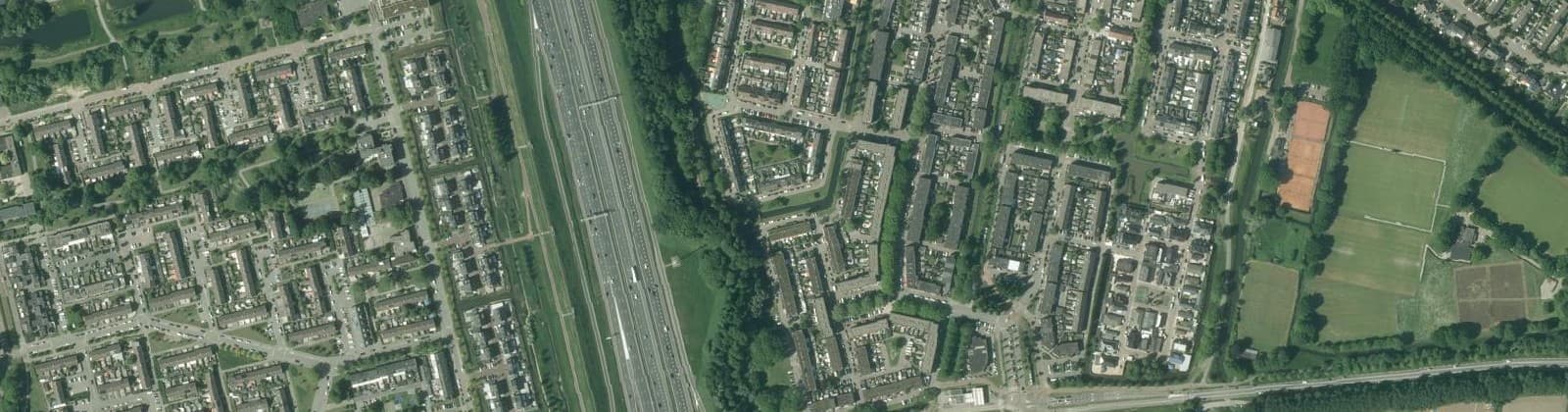 Luchtfoto van Beverwaard