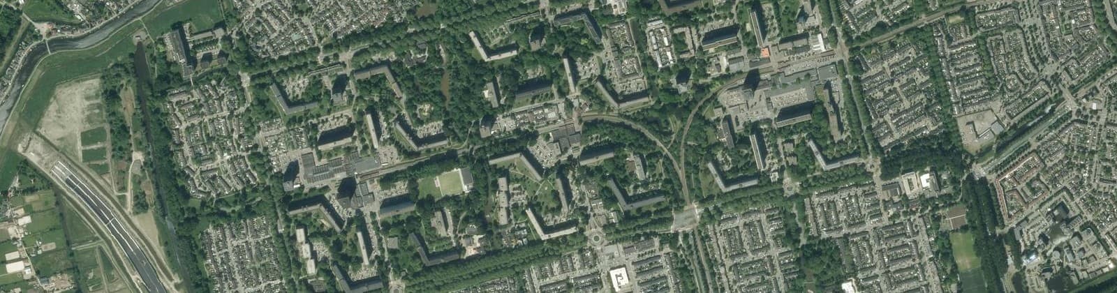 Luchtfoto van Ommoord