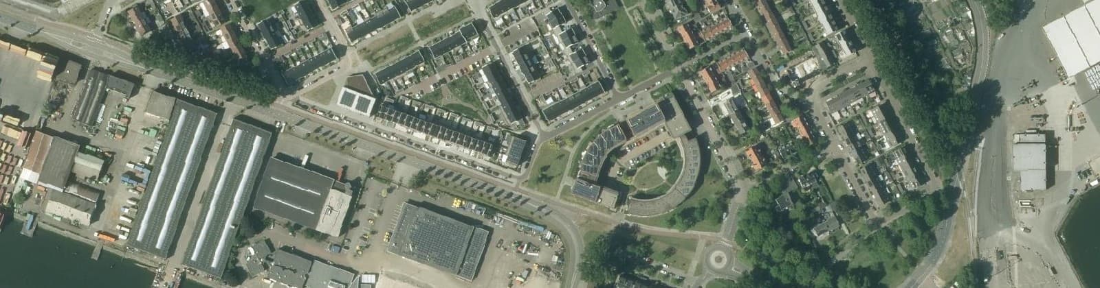 Luchtfoto van Heijplaat