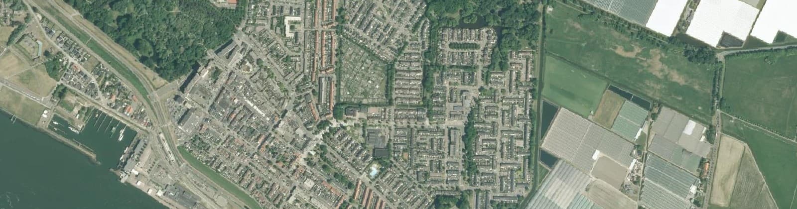 Luchtfoto van Dorp