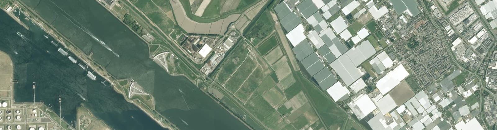 Luchtfoto van Rijnpoort