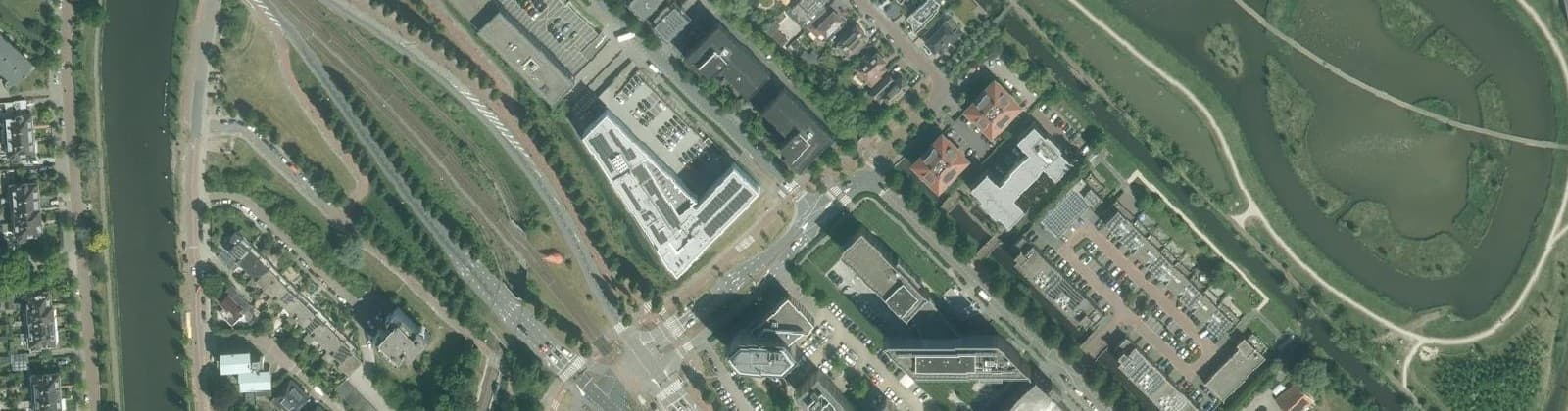 Luchtfoto van Hoornwijck