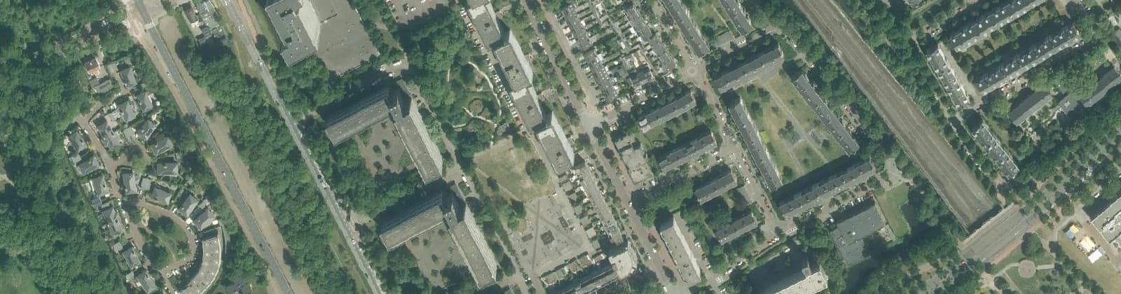 Luchtfoto van Kleurenbuurt