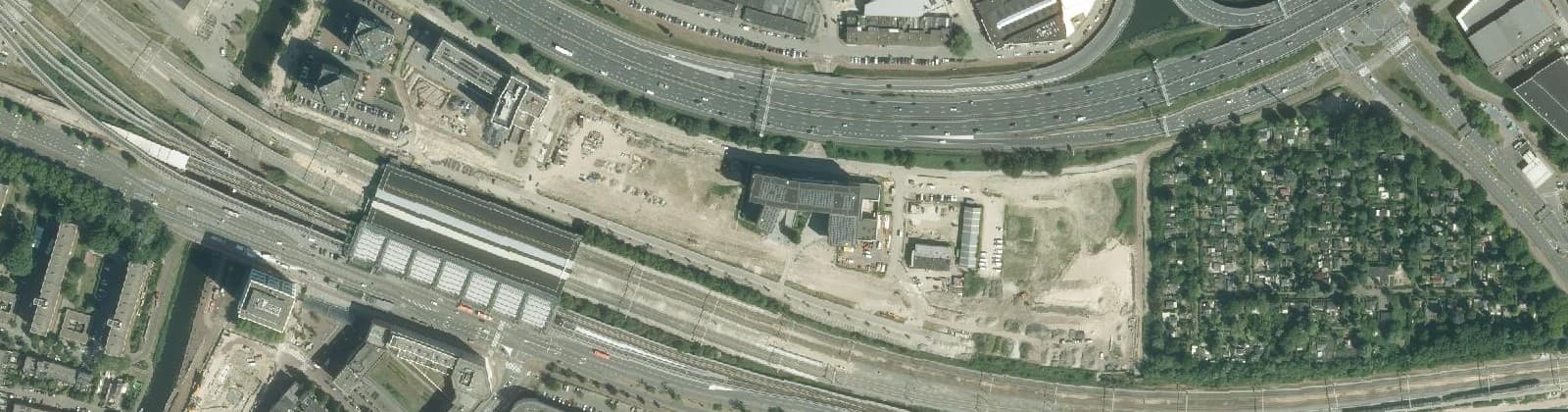 Luchtfoto van Schieveste