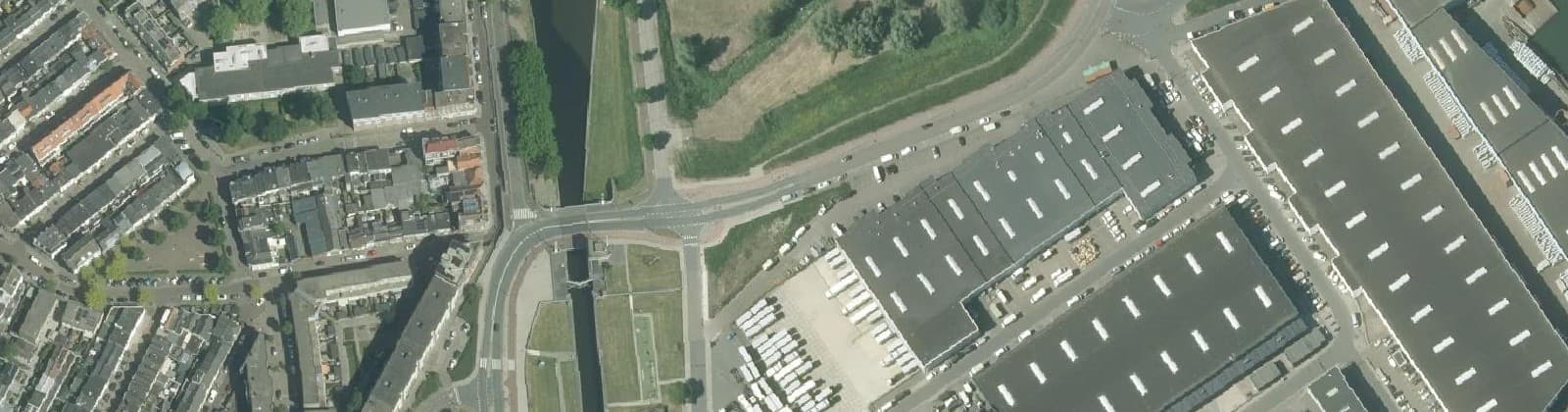 Luchtfoto van Nieuw-Mathenesse