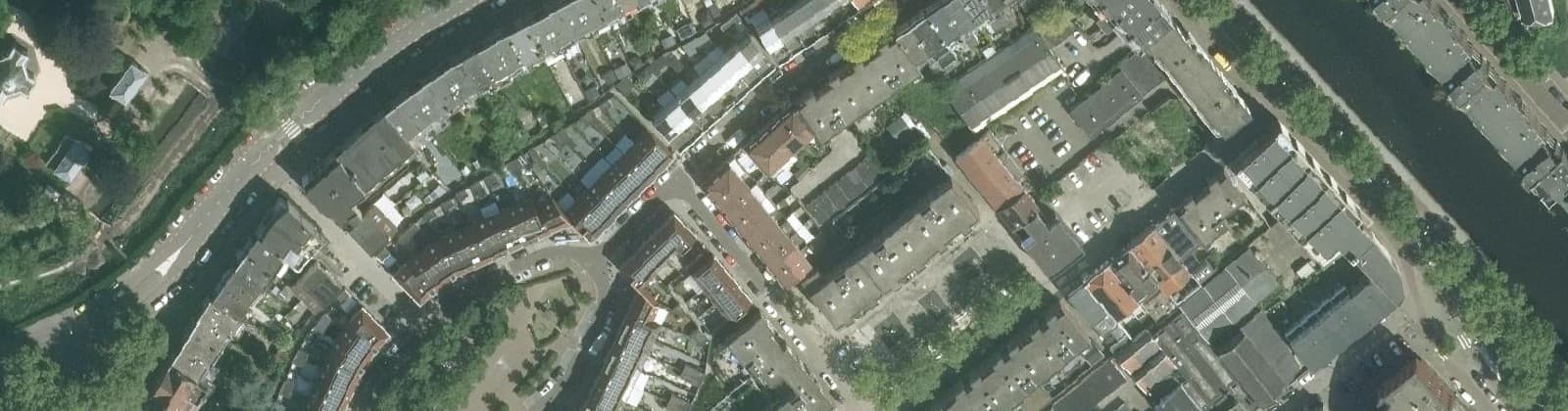 Luchtfoto van Fabribuurt