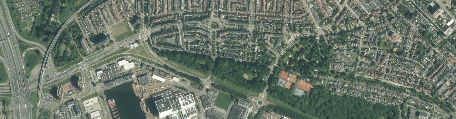 Luchtfoto van Haverschmidtkwartier