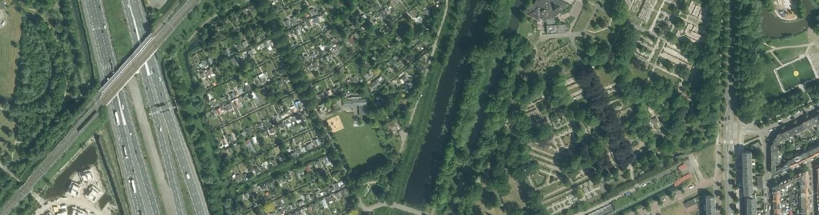 Luchtfoto van Park Vijfsluizen