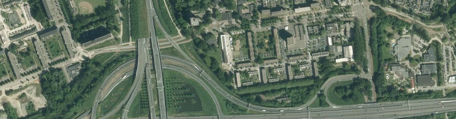 Luchtfoto van Groenoord-Zuid