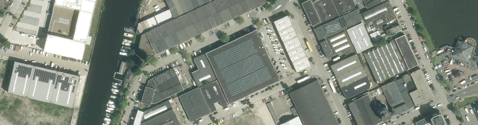 Luchtfoto van Spaanse Polder