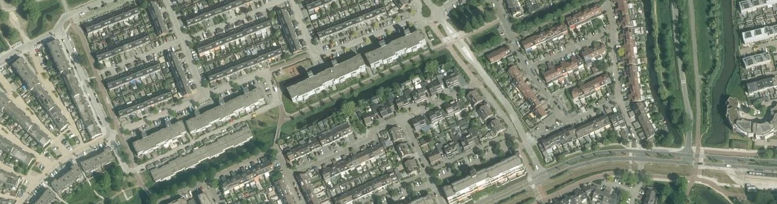 Luchtfoto van Kastelenbuurt