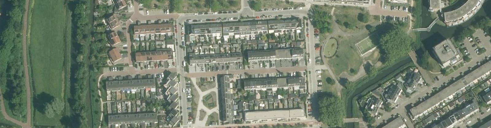 Luchtfoto van De Akkers