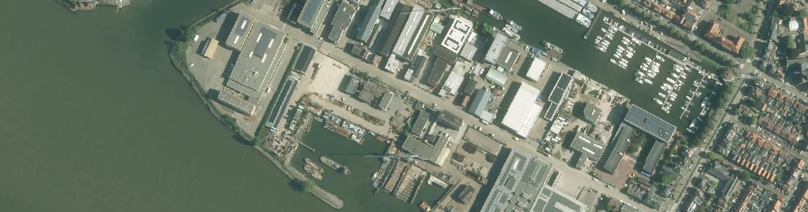 Luchtfoto van Bedrijventerrein Kerkerak