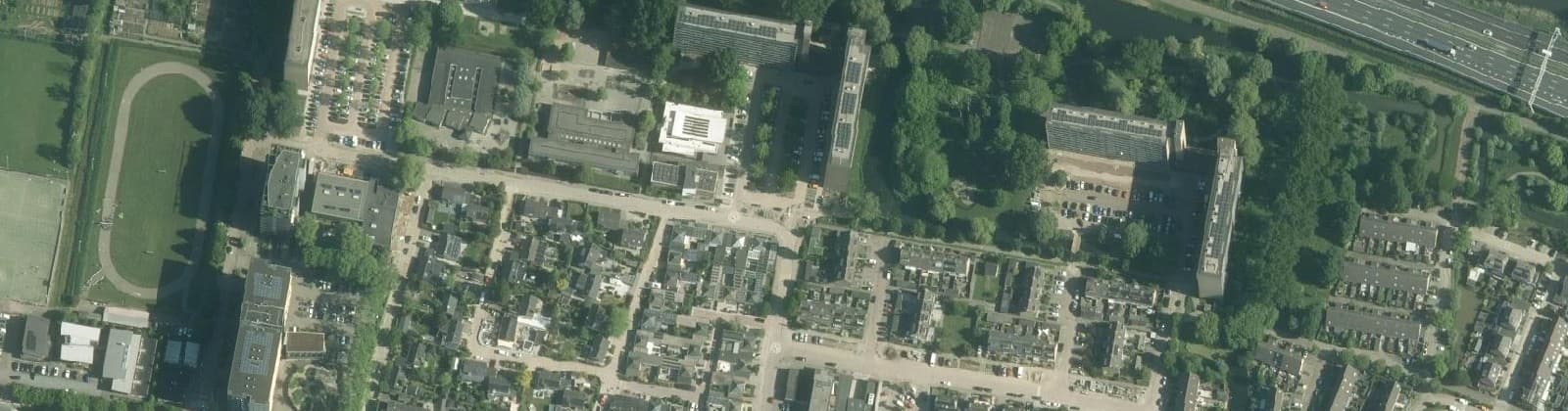 Luchtfoto van Vogelbuurt-Noord