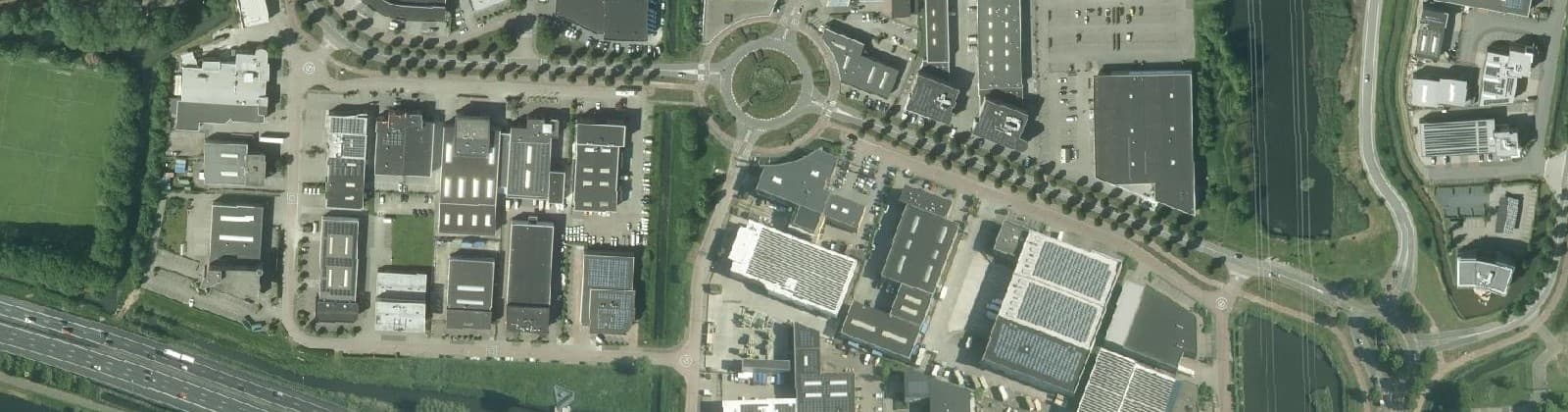 Luchtfoto van Bedrijventerrein Noordoost-Kwadrant