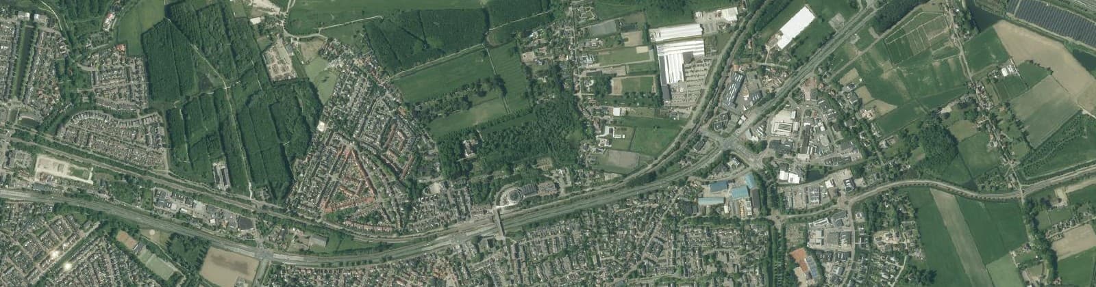 Luchtfoto van Rhoon Noord