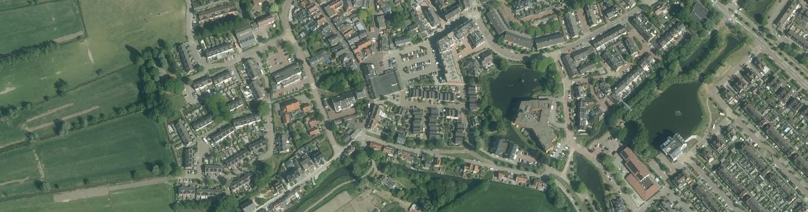 Luchtfoto van Poortugaal-Centrum