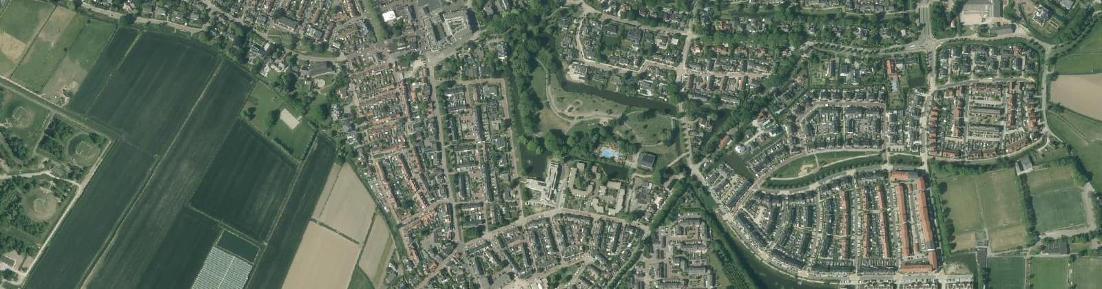 Luchtfoto van Park Rhoon