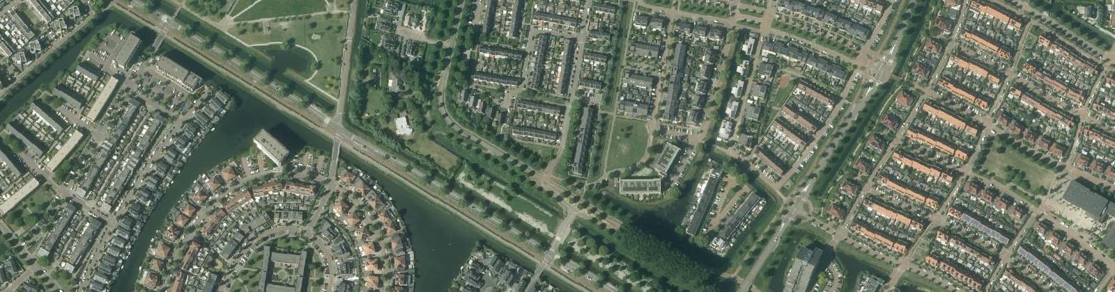 Luchtfoto van Wijkpark Portland