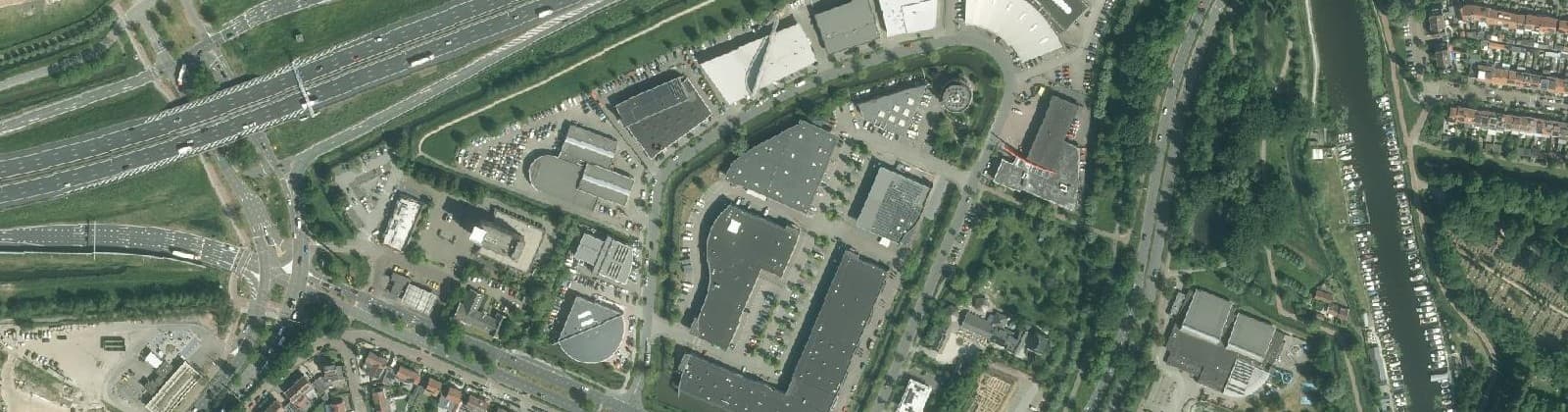 Luchtfoto van Hoogstad