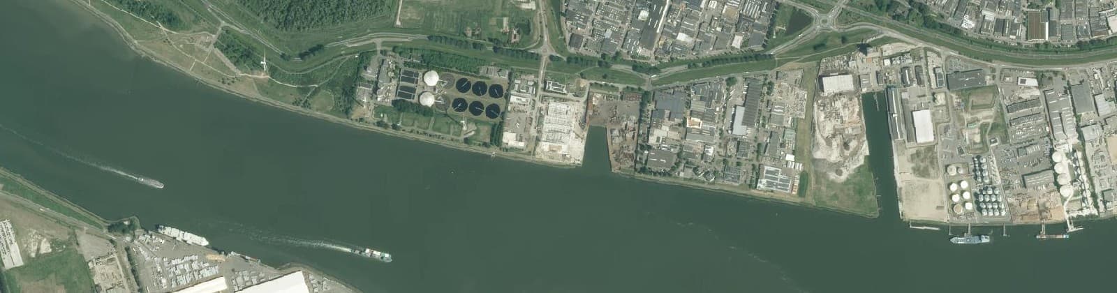 Luchtfoto van 't Scheur
