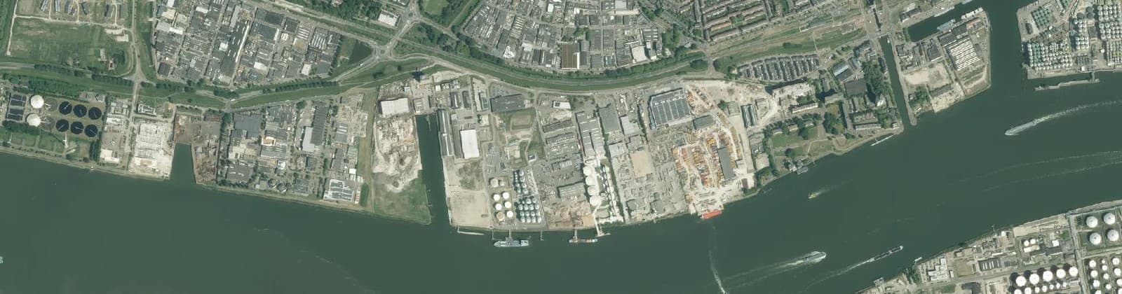 Luchtfoto van Deltagebied