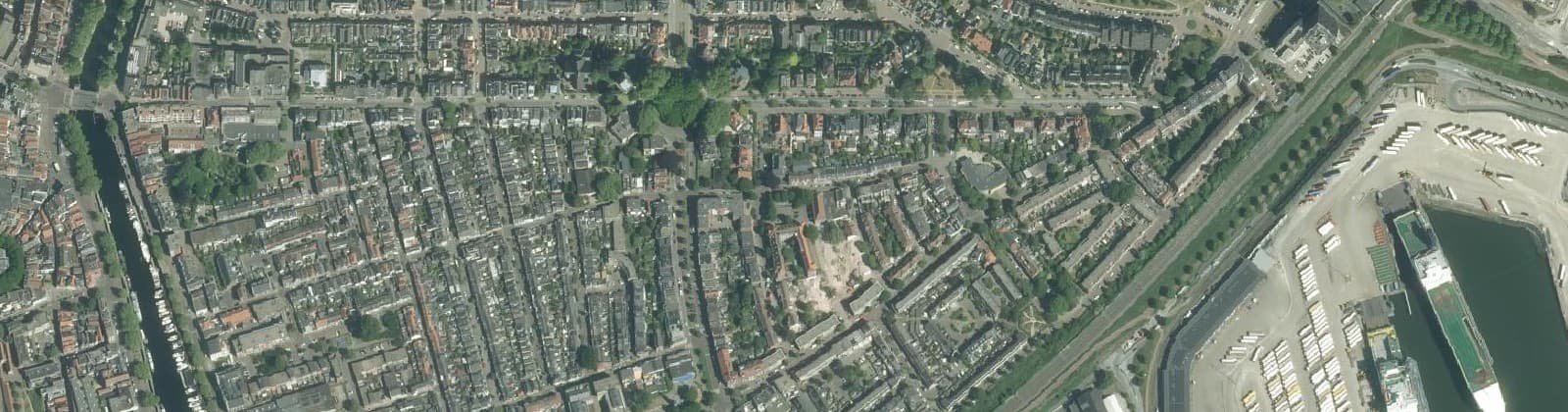 Luchtfoto van Oostbuurt