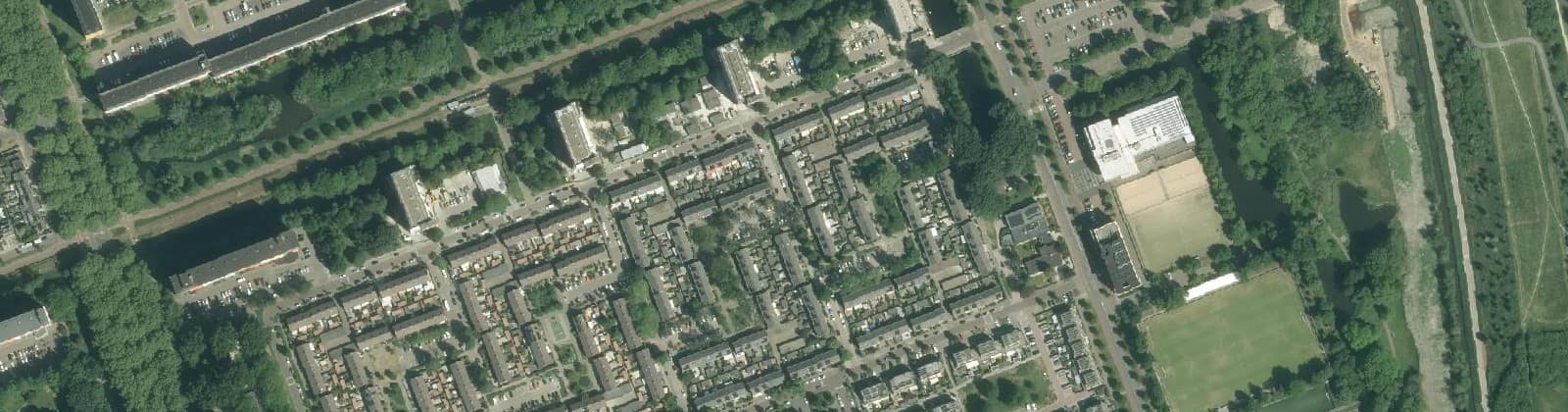 Luchtfoto van Vogelbuurt Noord