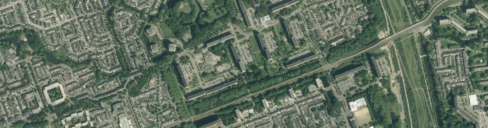 Luchtfoto van Hoofdstedenbuurt