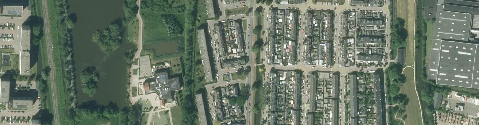 Luchtfoto van Oranjewijk Noord