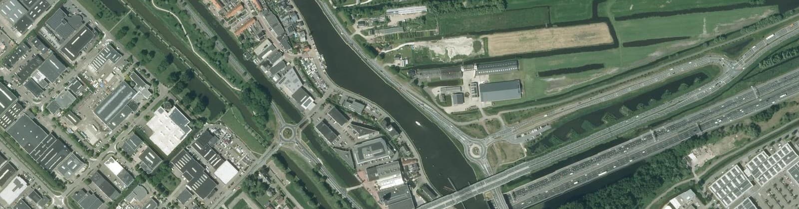 Luchtfoto van Zuid