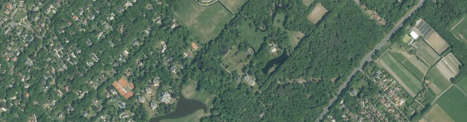 Luchtfoto van Oud-Wassenaar