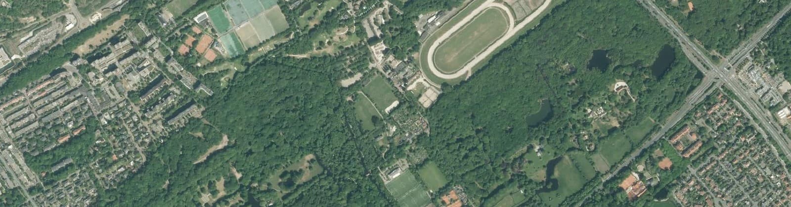 Luchtfoto van Duindigt-Groenendaal